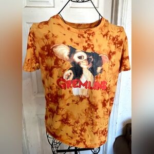 Vibrant Orange Graphic Short Sleeve Tee